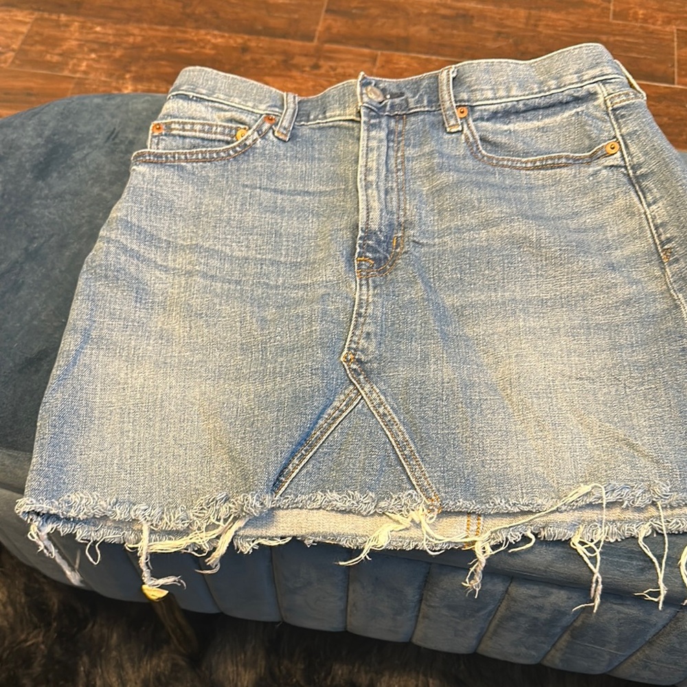 GAP Blue Jean Mini Skirt Casual
